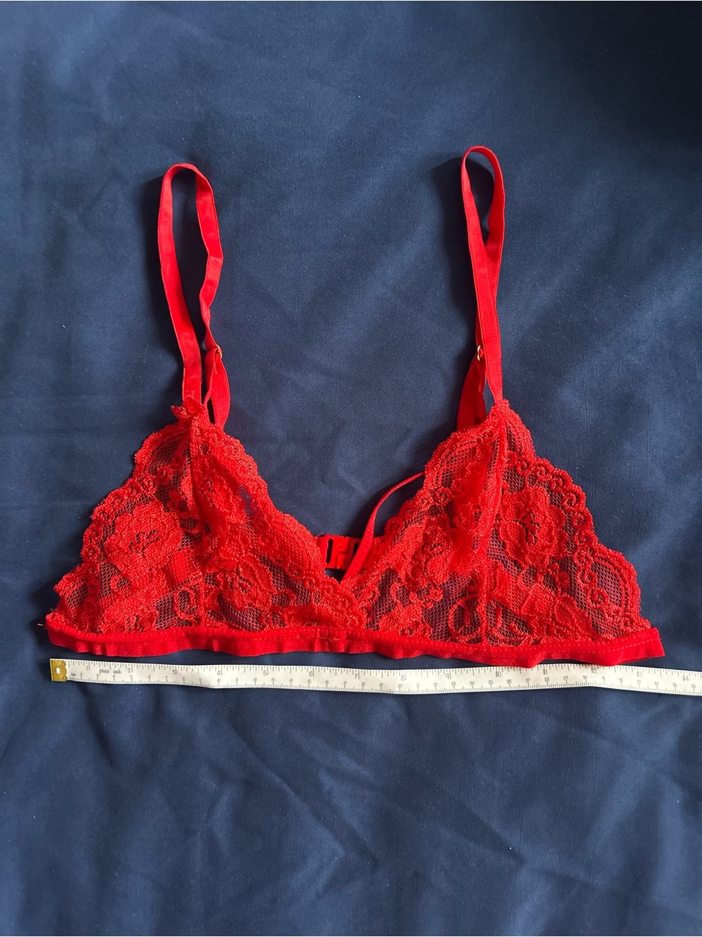 Lacy Red Bralette